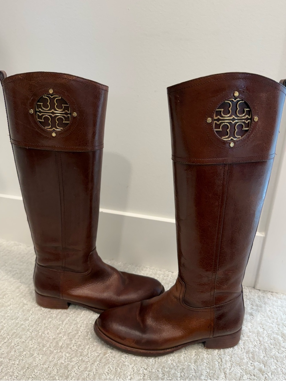 Tory Burch Brown Riding Boot Size 8